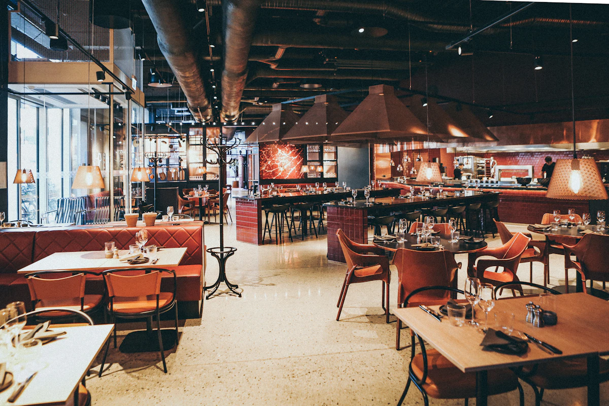 Inviting restaurant interior ready for guests