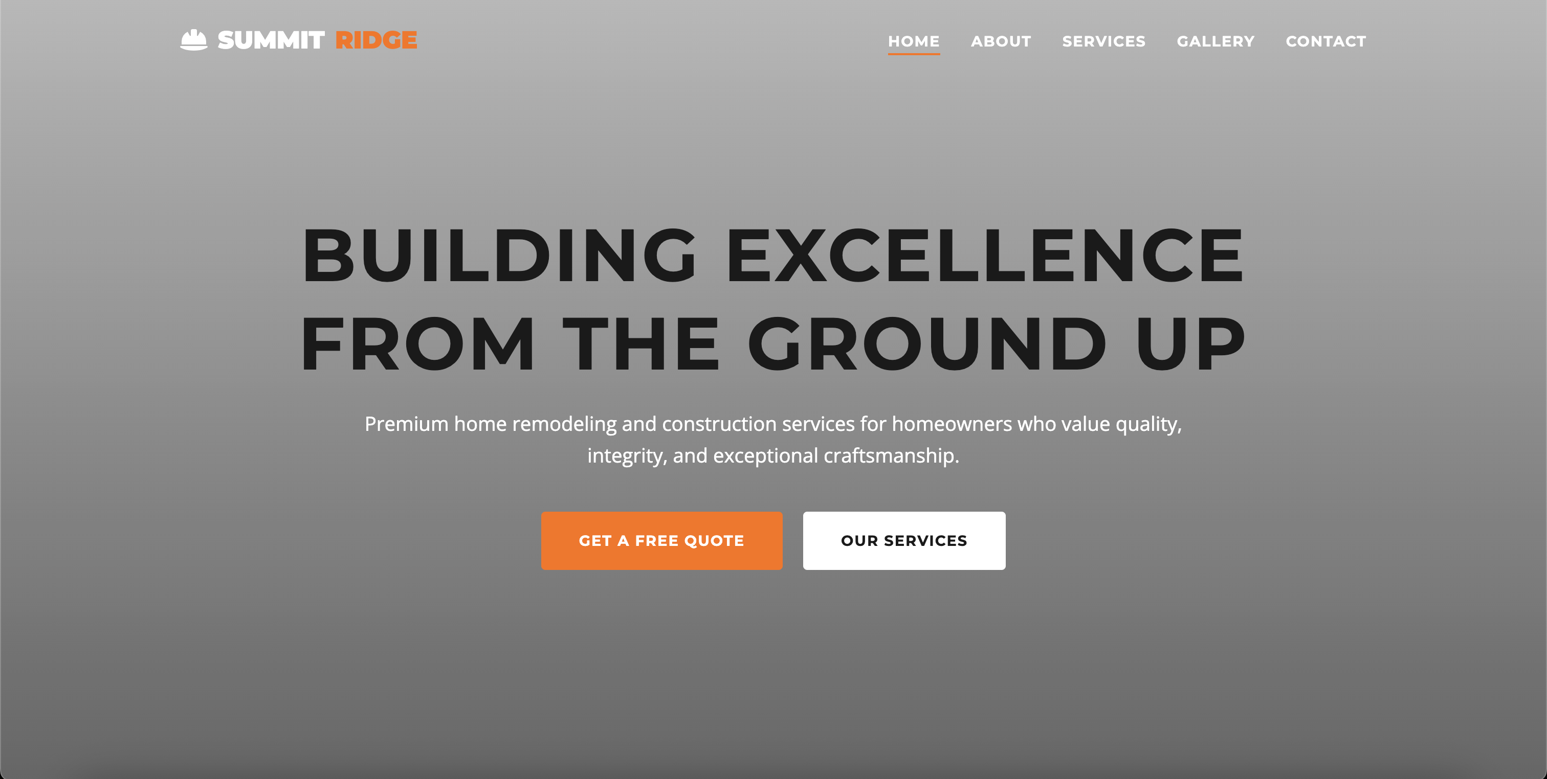 Modern Agency Site design